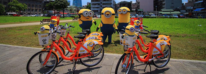 台北,minions,UBike,等埋發叔,環球電影公司